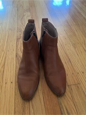 Madewell Brown Leather Chelsea Boots
